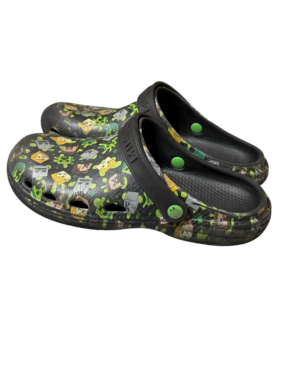 Minecraft Kids EVA Clogs Shoes Size 6 Big Kid Youth Slip On Sandals